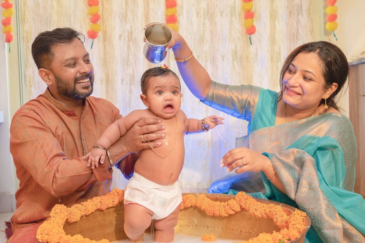 Rice Ceremony Photoshoot in Kolkata
