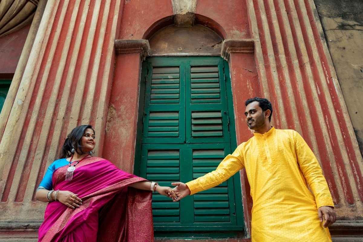 Outdoor Wedding Photoshoot in Kolkata